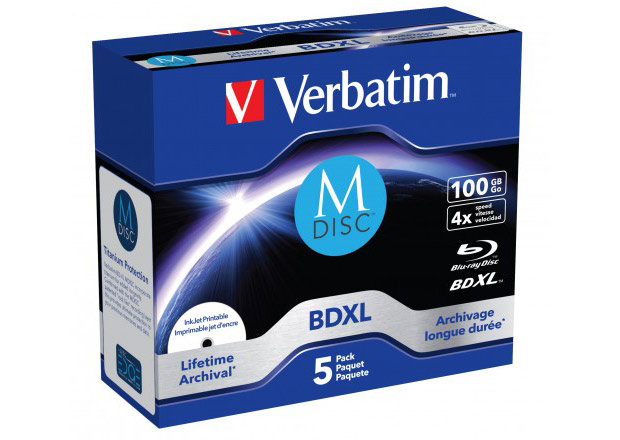 Verbatim 100GB BDXL MDISC - диск, для хранения информации на протяжении 1000 лет