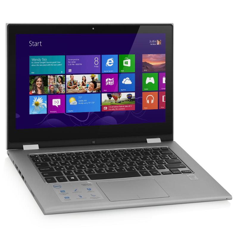Dell Inspiron 137347 - это ноутбук с эргономикой лэптопа и сенсорными возможностями планшета